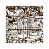 Antique Oriental Town Map  (Print Only) thumbnail