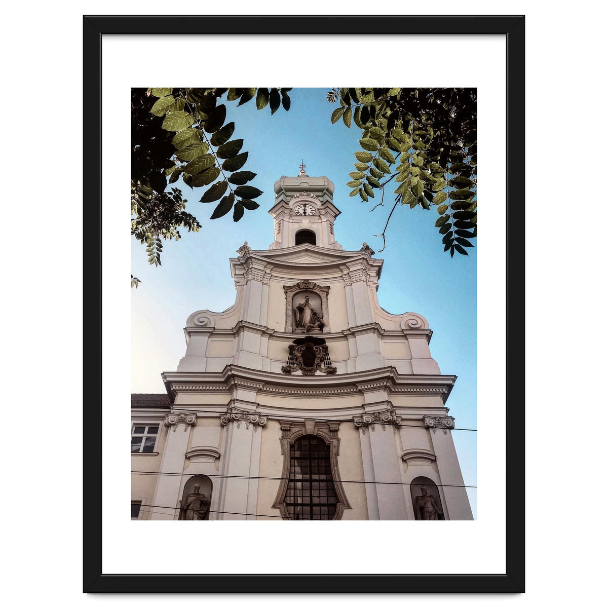 Bratislava framed architecture