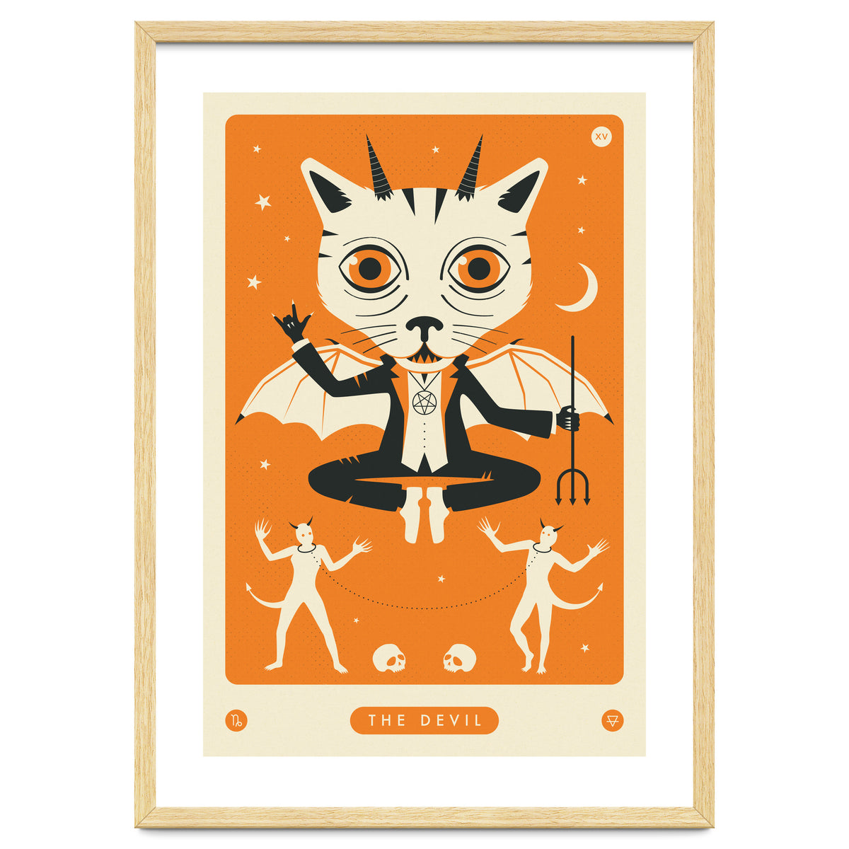 TAROT CARD CAT: THE DEVIL