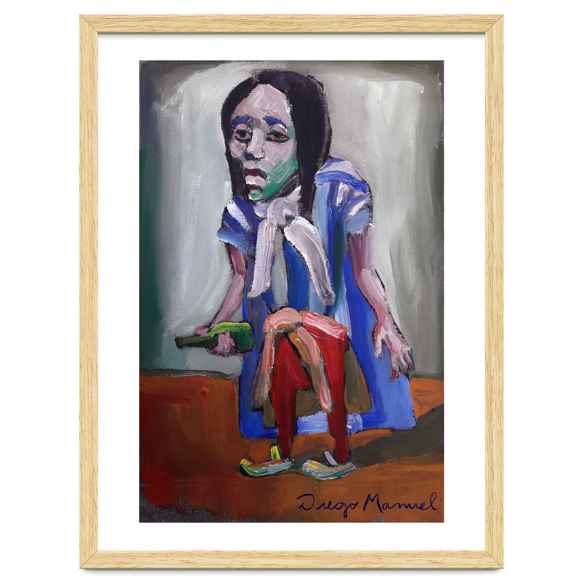 The fan, people from the neighborhood