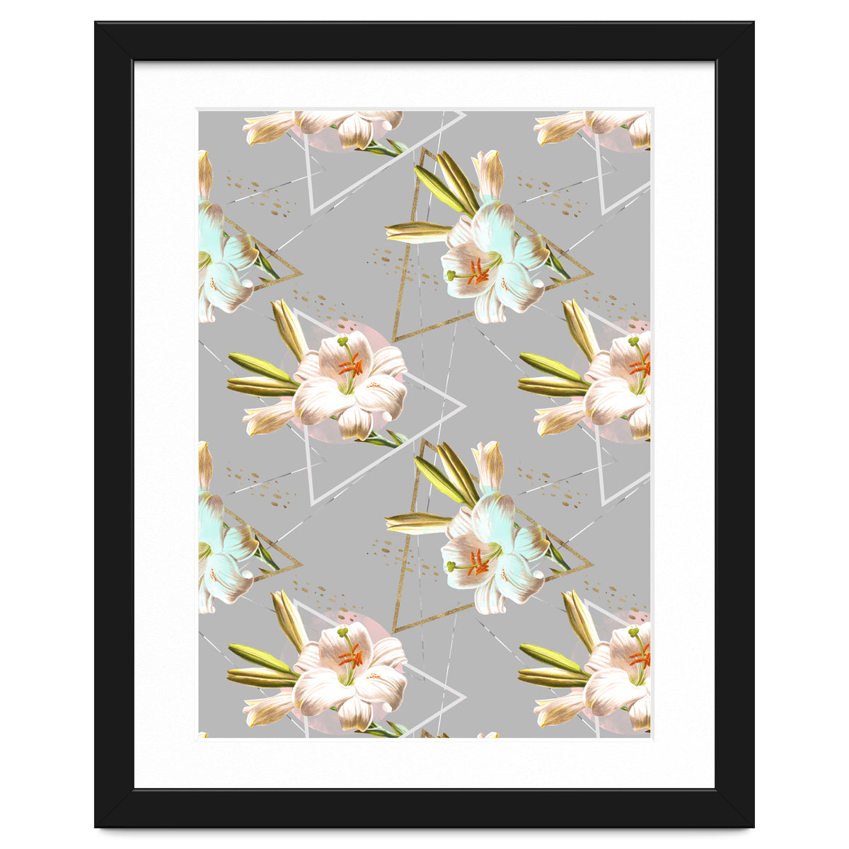 Botanical blooming with geometric 02