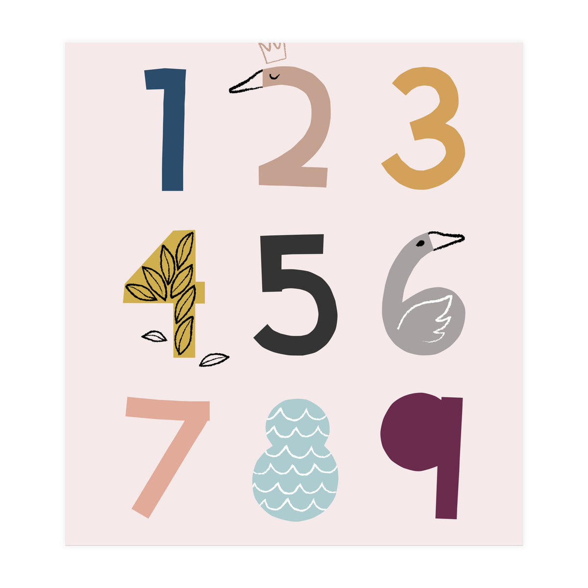 Numbers & Swans (Print Only)