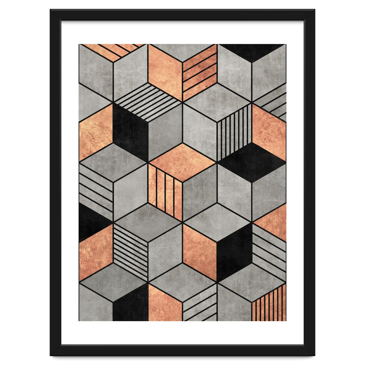 Concrete and Copper Cubes 2