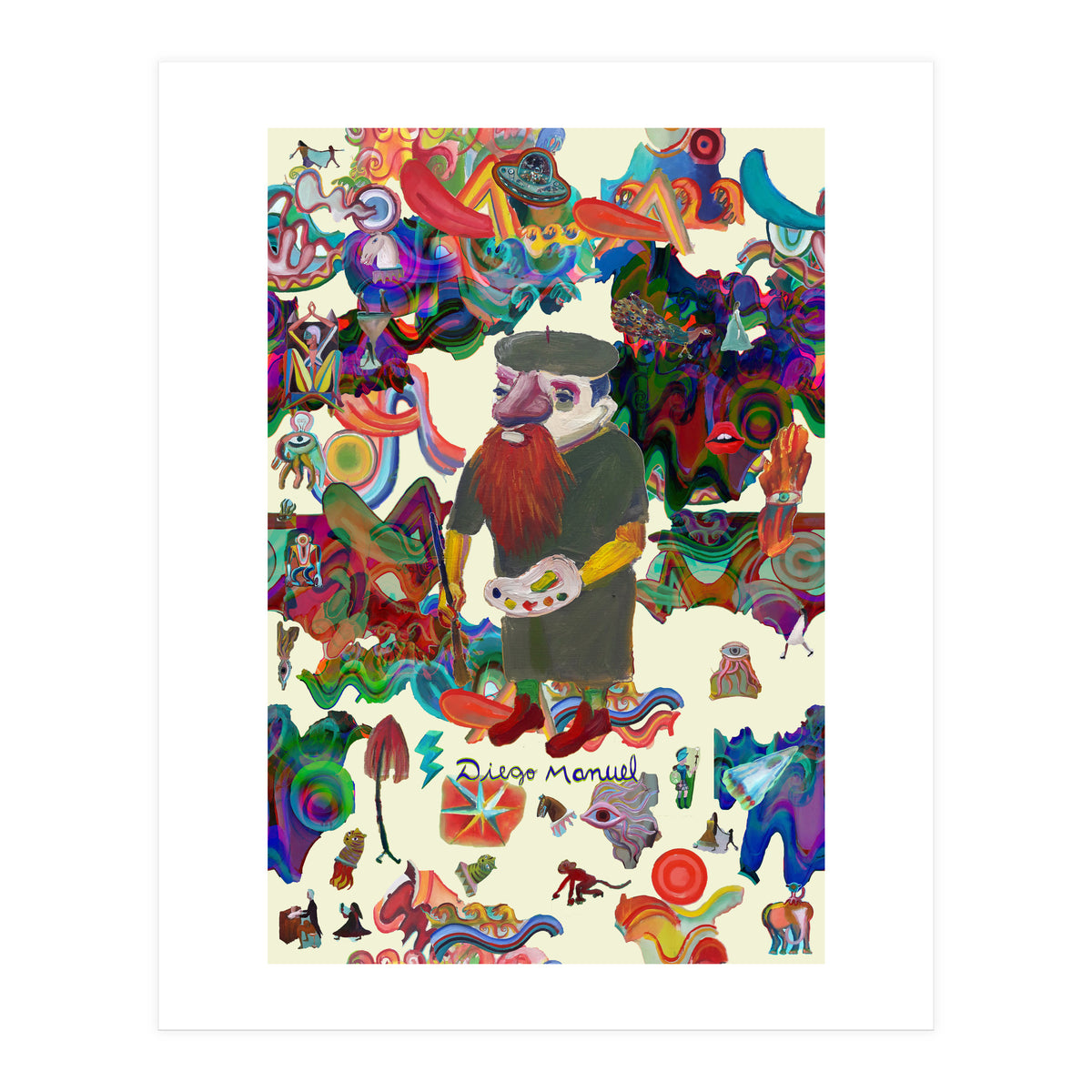 Graffitis 2021 Tapiz 46 B (Print Only)