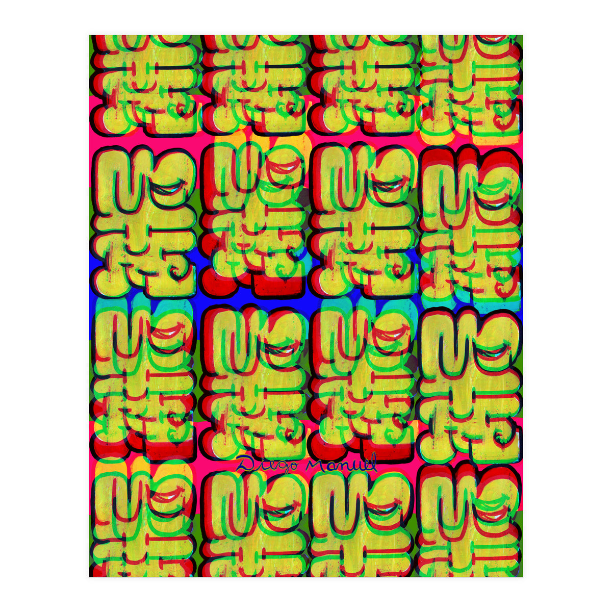 Graffitis 2021 Tapiz 119 (Print Only)