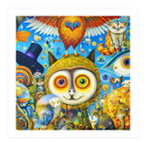 Chaotic and Colorful Fantasy Creatures Art Print (Print Only) thumbnail