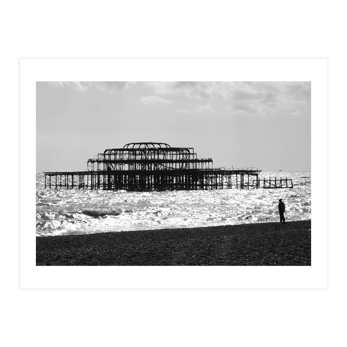 Brighton Old Pier Beach Structure (Print Only)