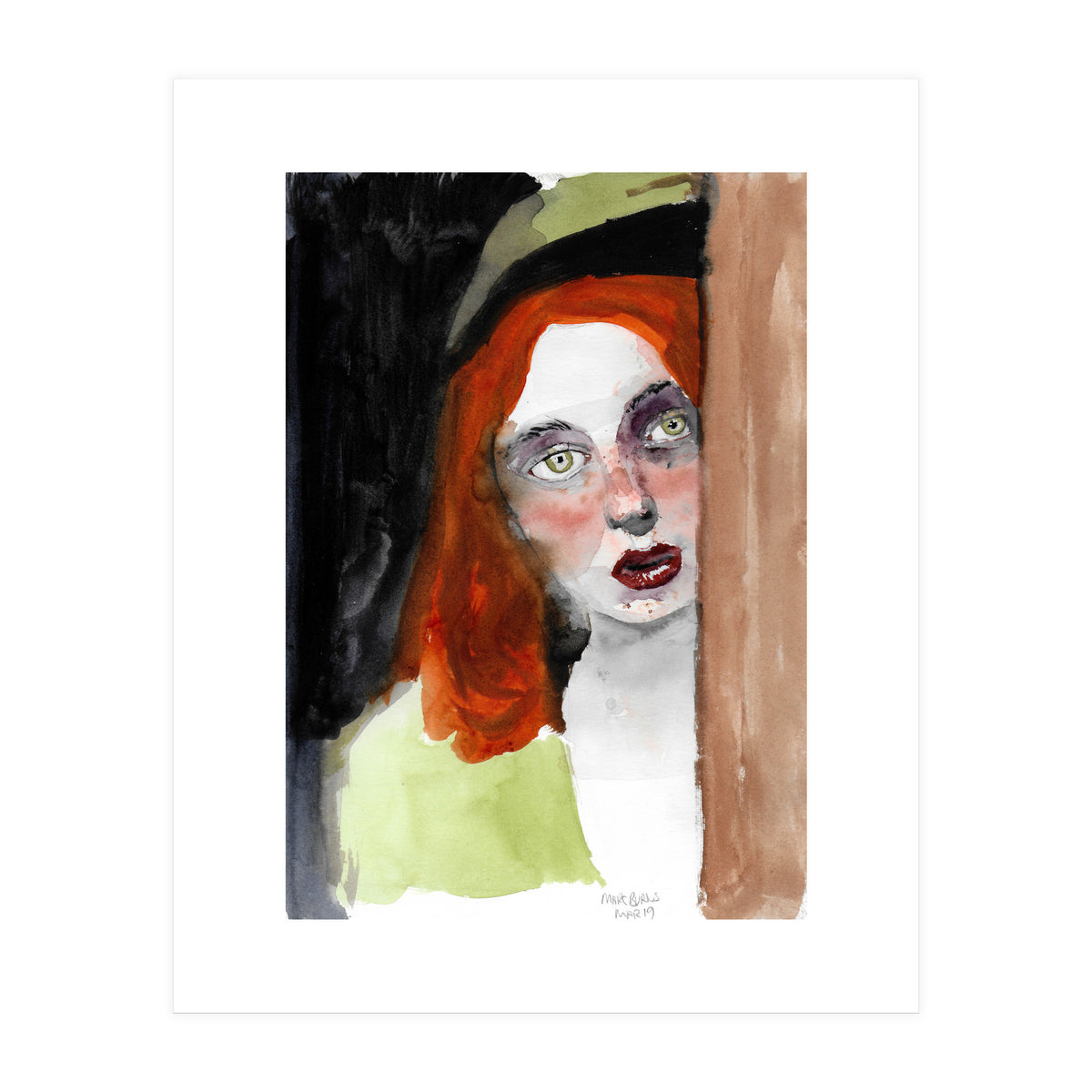 Untitled #017 - Woman with red hair (Print Only)