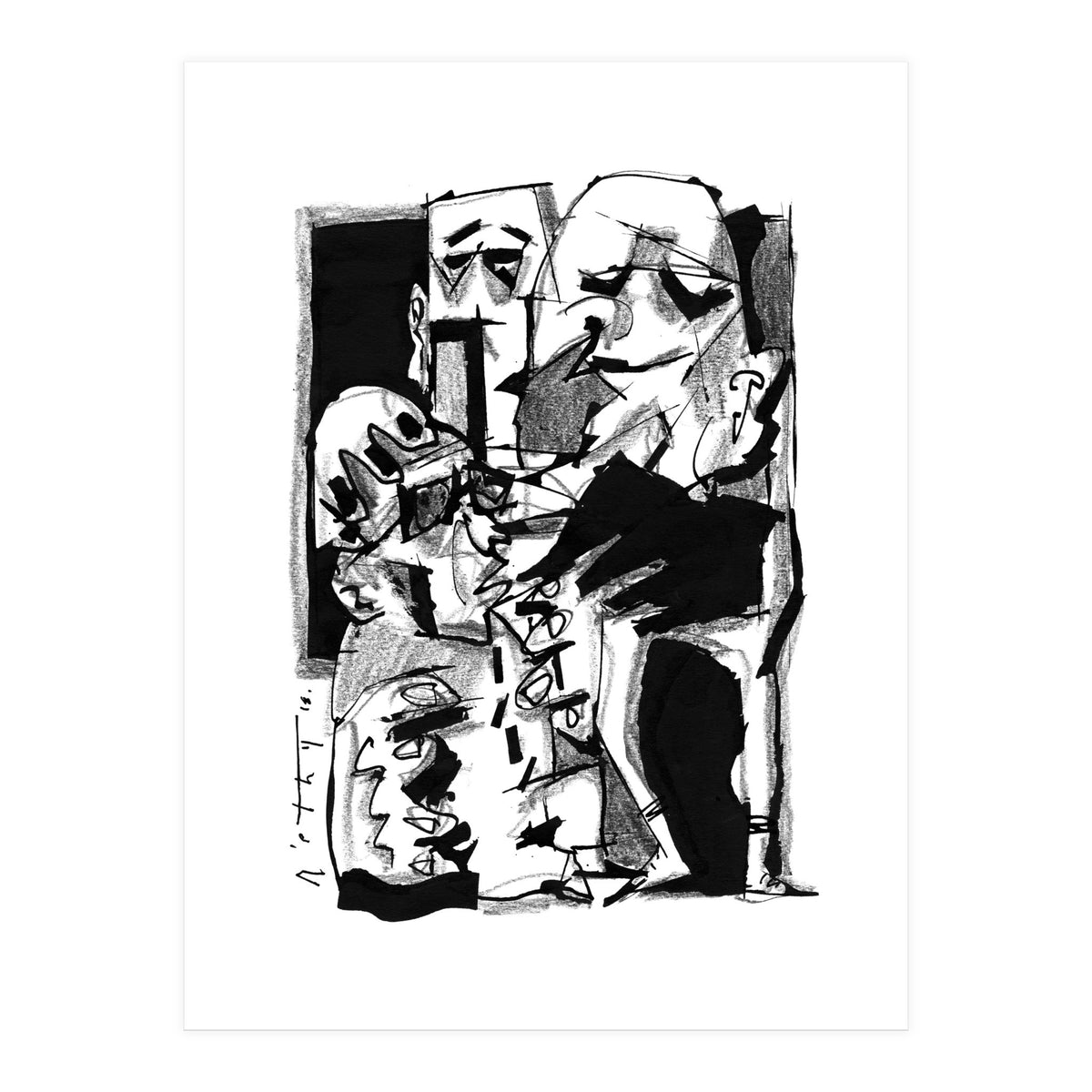 Chapter One: Never Talk With Strangers - b&w (Print Only)