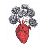 Heart With Peonies (Print Only) thumbnail