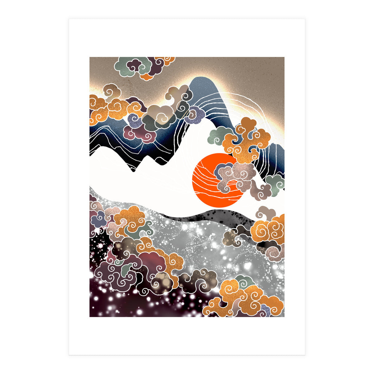 Sunset afterglow (Print Only)