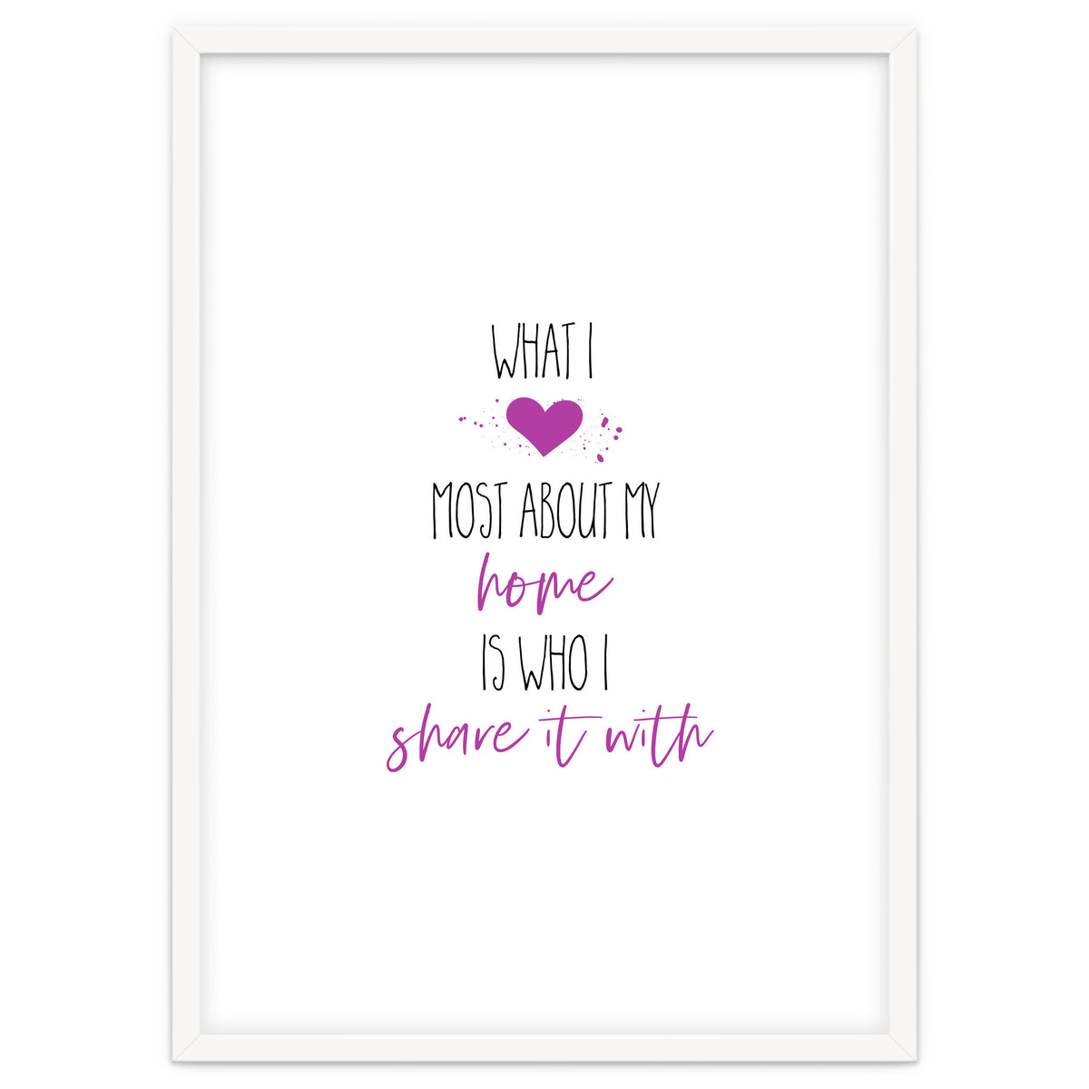 What I love most about my home