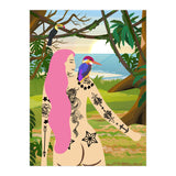 Pink Kingfisher and Me (Print Only) thumbnail