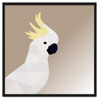 Cockatoo Bird Low Poly Art