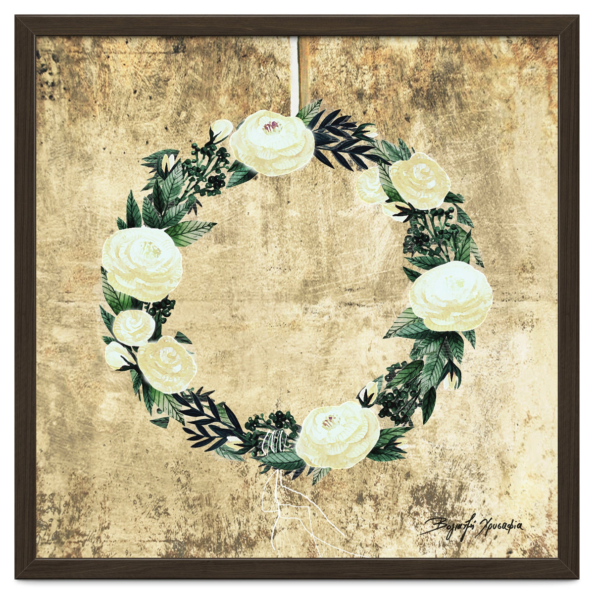 Wreath #White Flowers #Royal collection