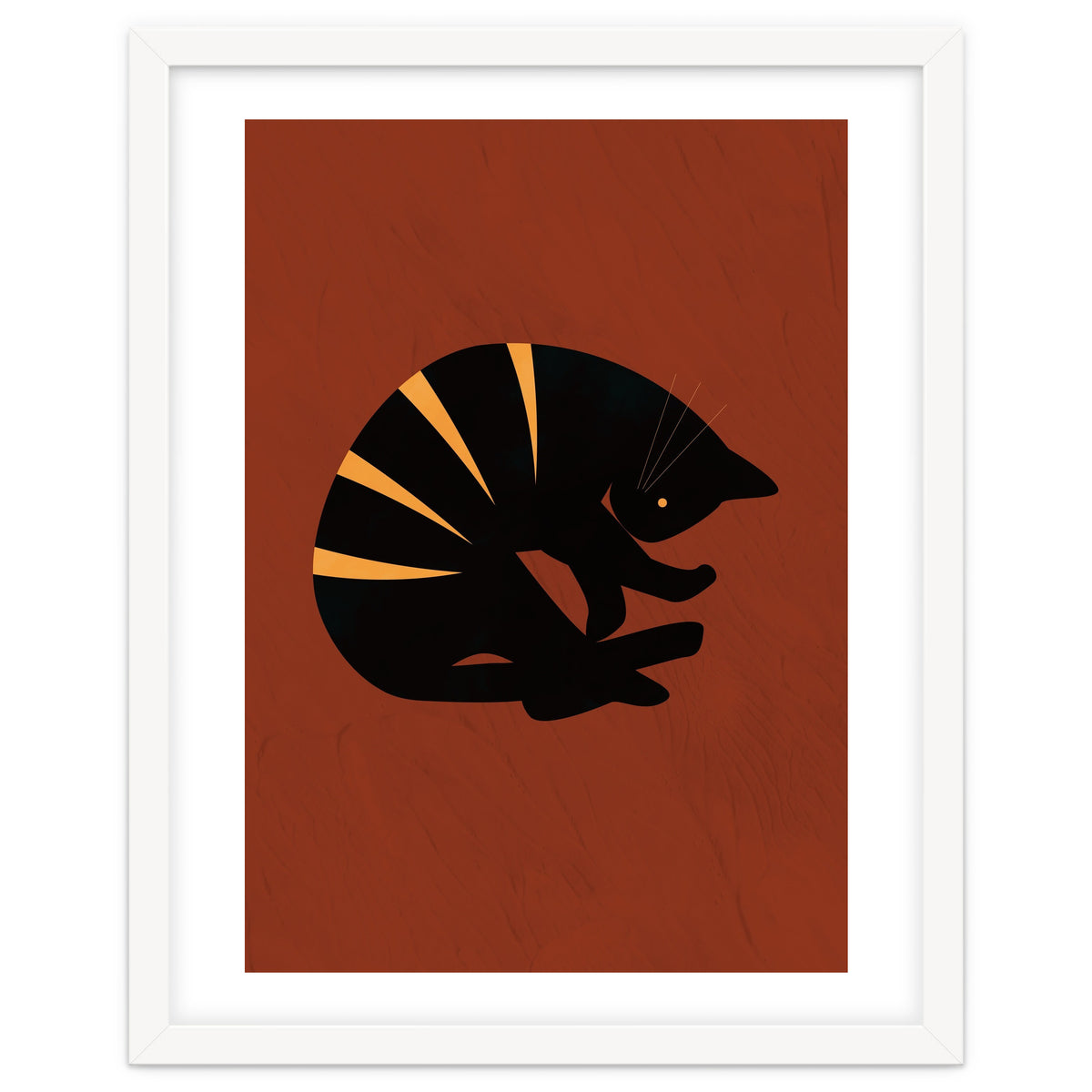 Black Cat Modern Terracotta