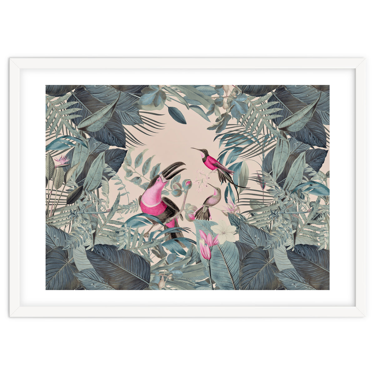 Green Jungle Toucans Color Look