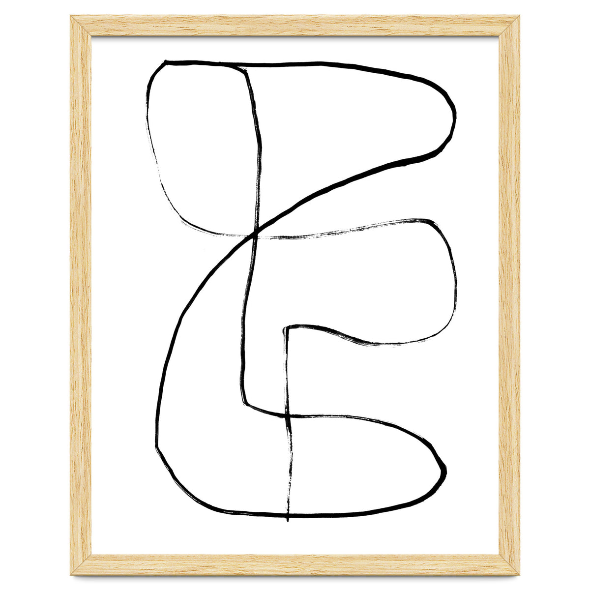 Mid-Century Line Art Print #1