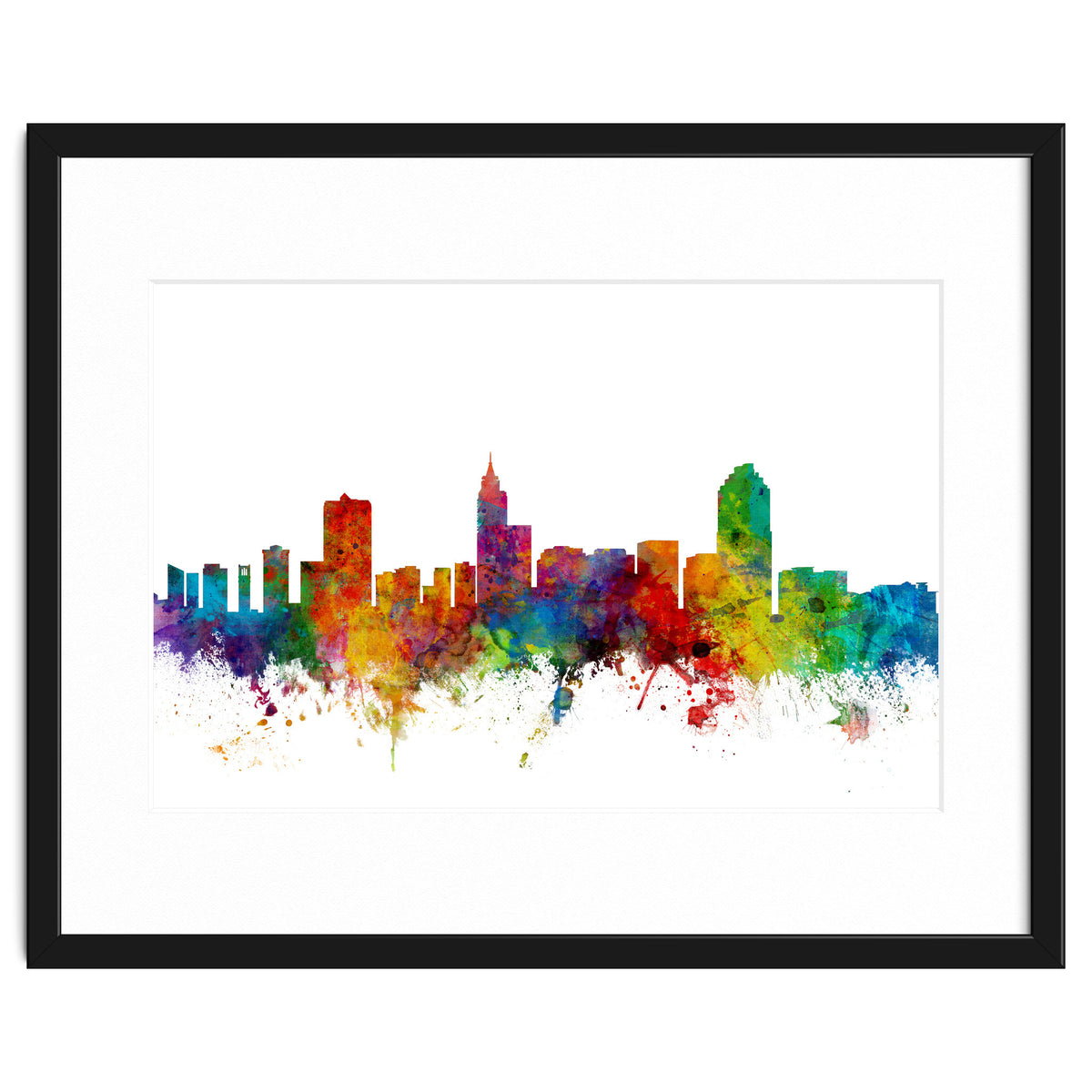 Raleigh North Carolina Skyline
