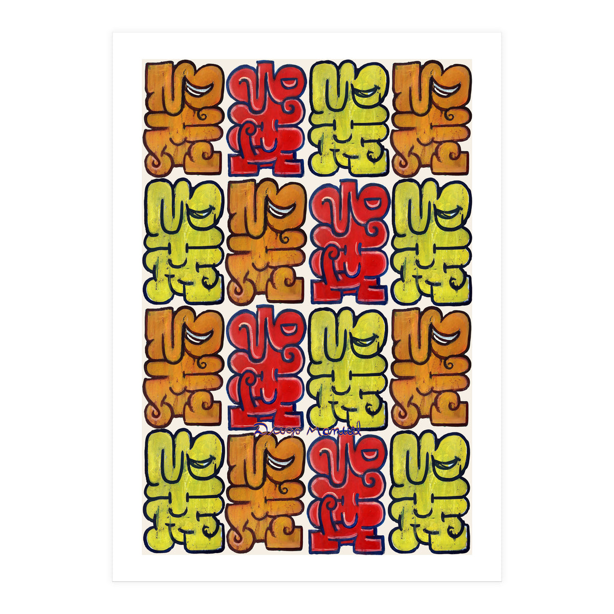 Garffiti 23 29 33 Tapiz B (Print Only)