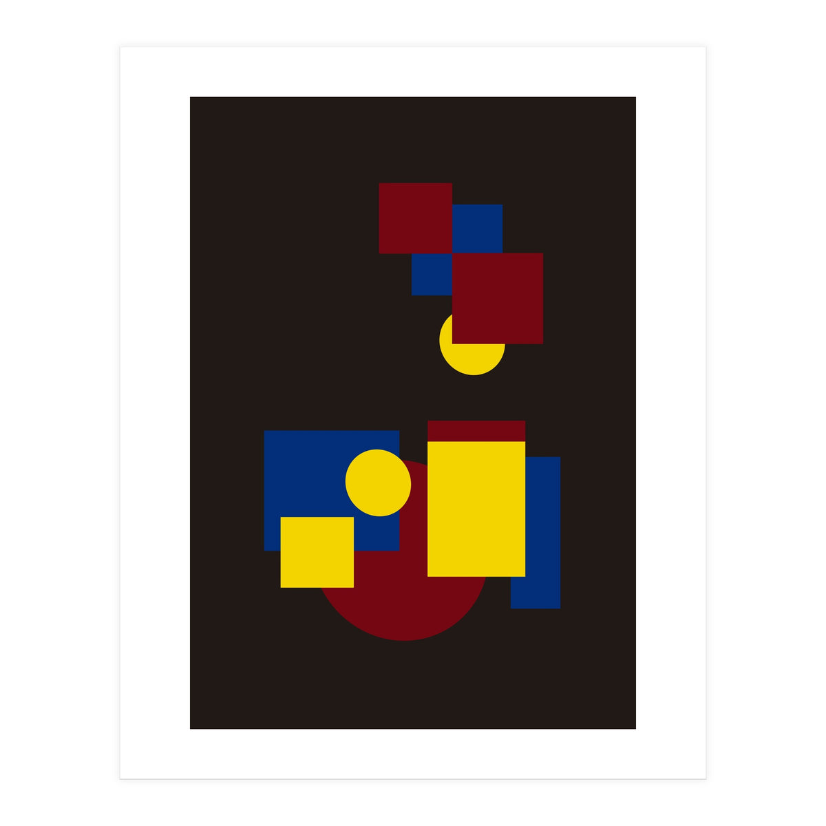 Modern Geometric Abstract 5 (Print Only)