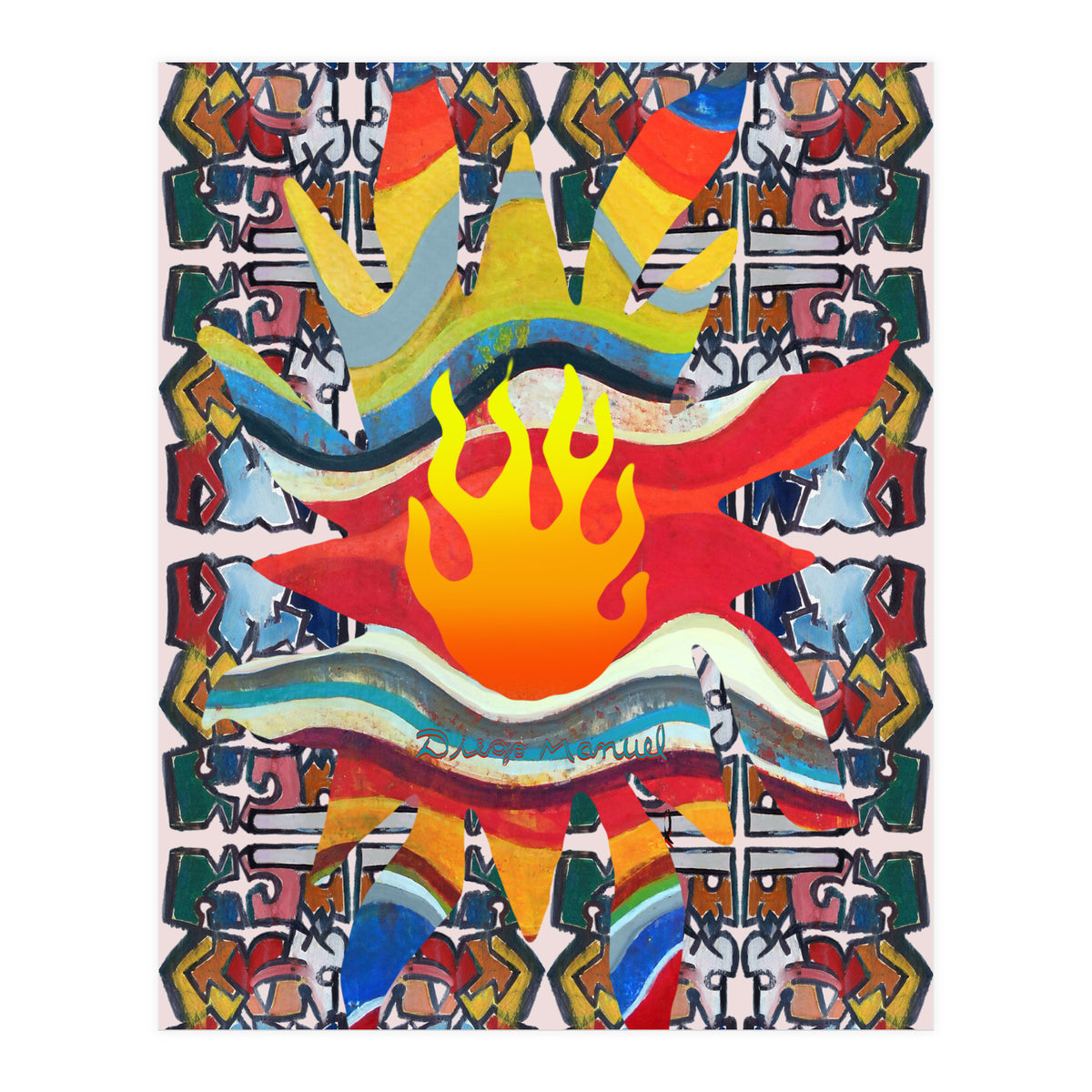 Fuego Y Graffiti 47 (Print Only)