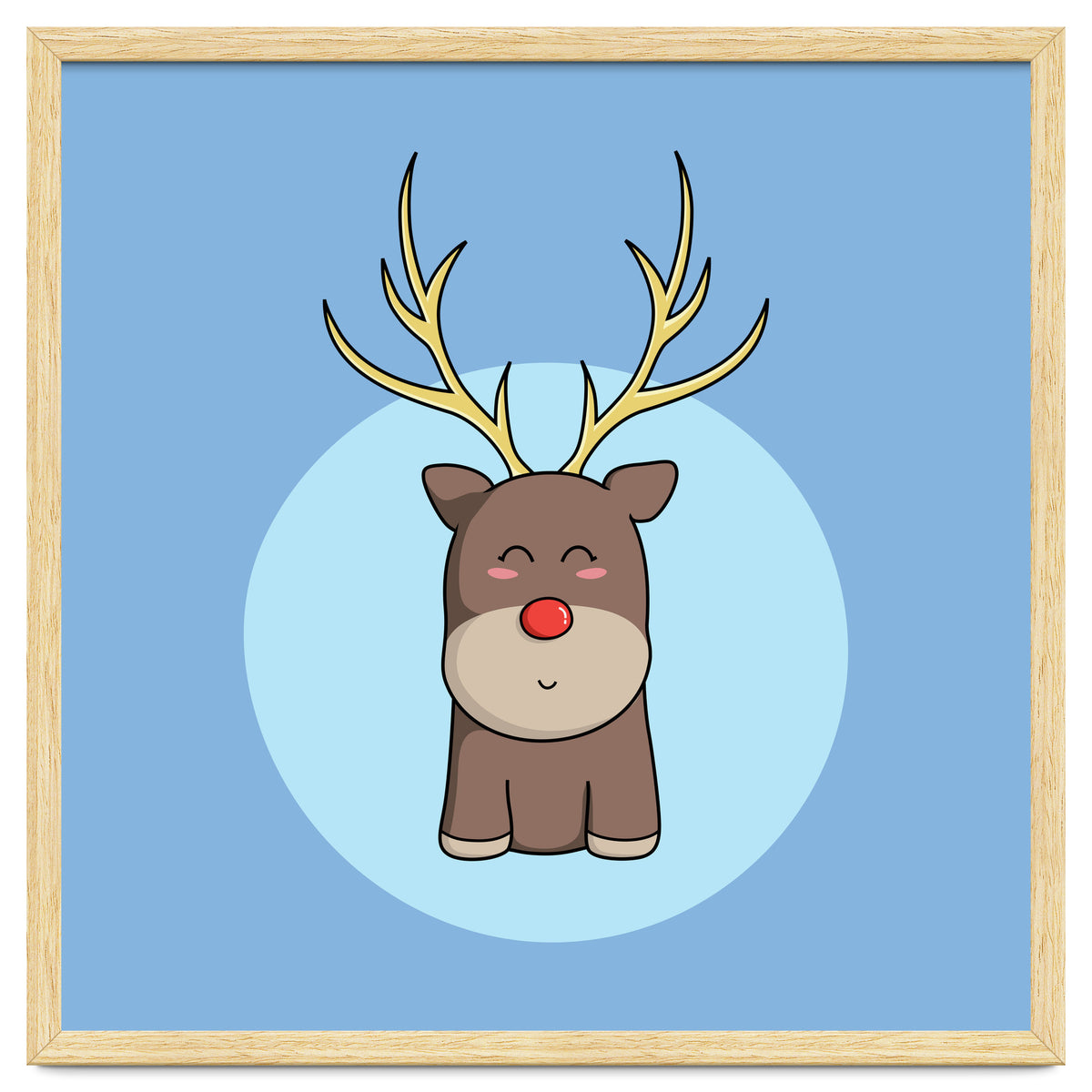 Kawaii Cute Christmas Reindeer
