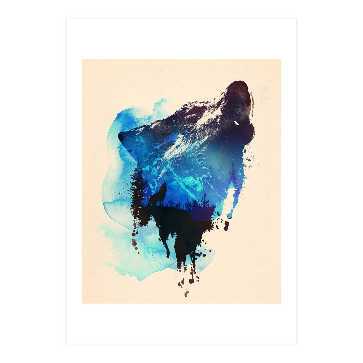 Alone As A Wolf (Print Only)