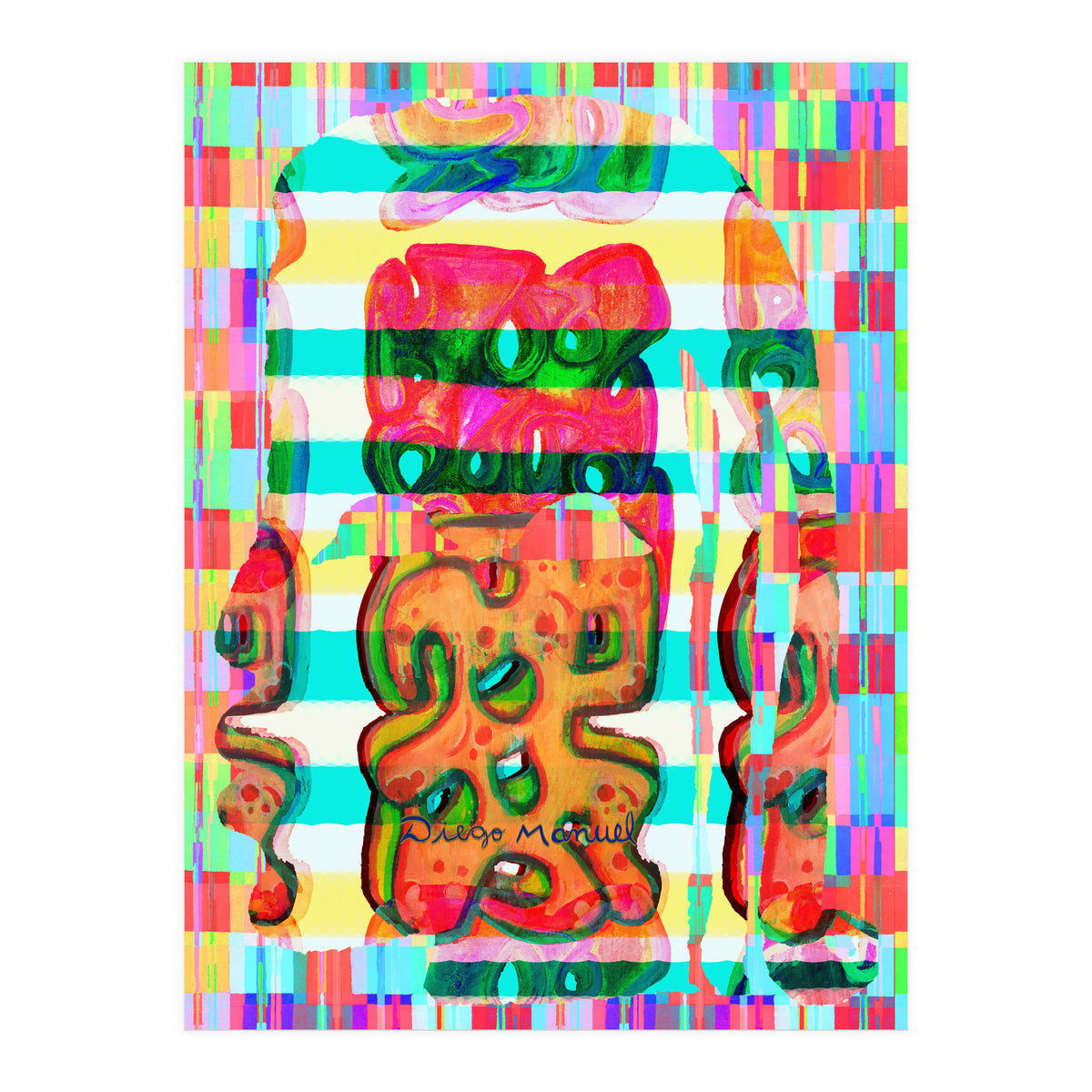 Abstracto Pop Nuevo B Nuevo 18 (Print Only)