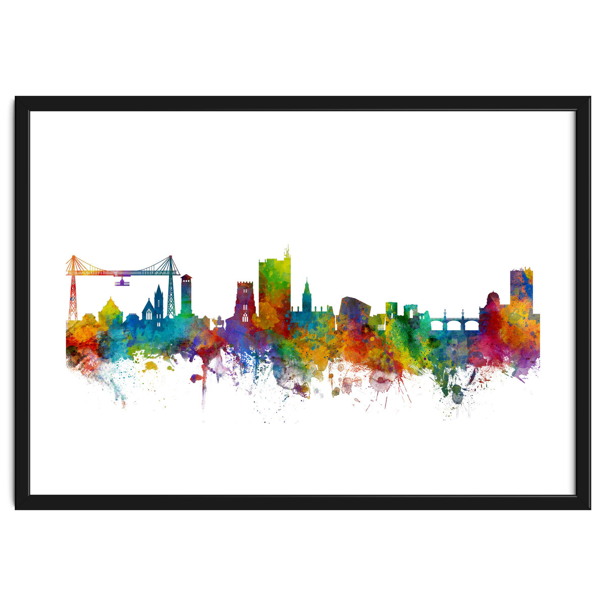 Newport Wales Skyline