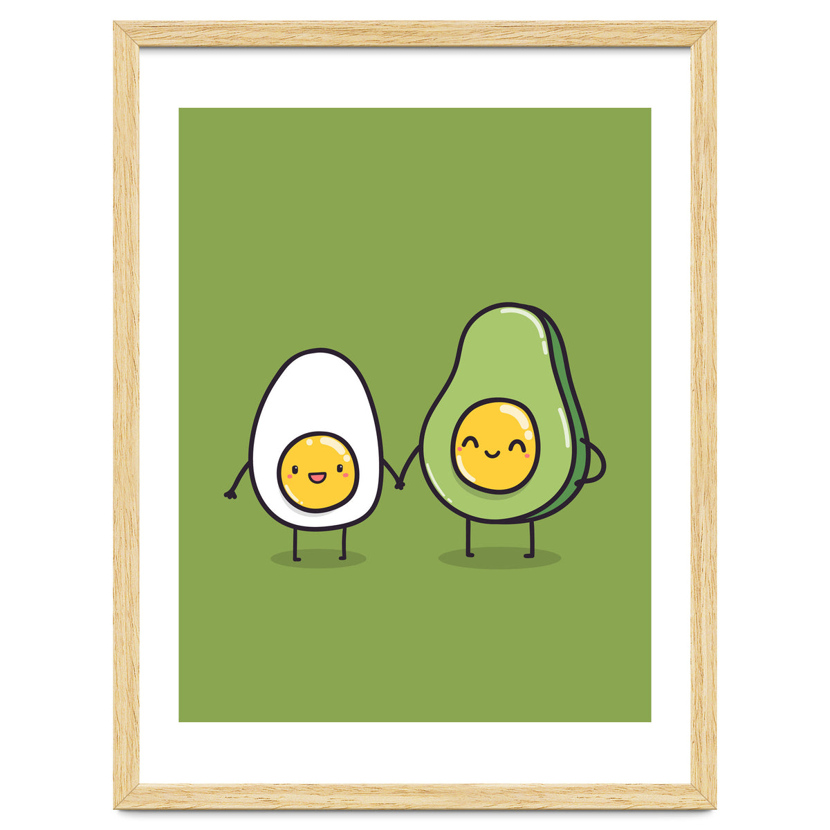 Egg Avocado best friends