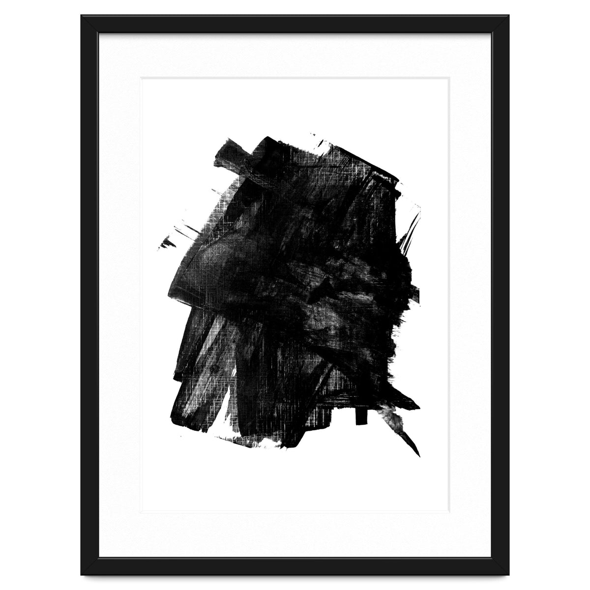 Minimalist Textured Brushstroke Art #3