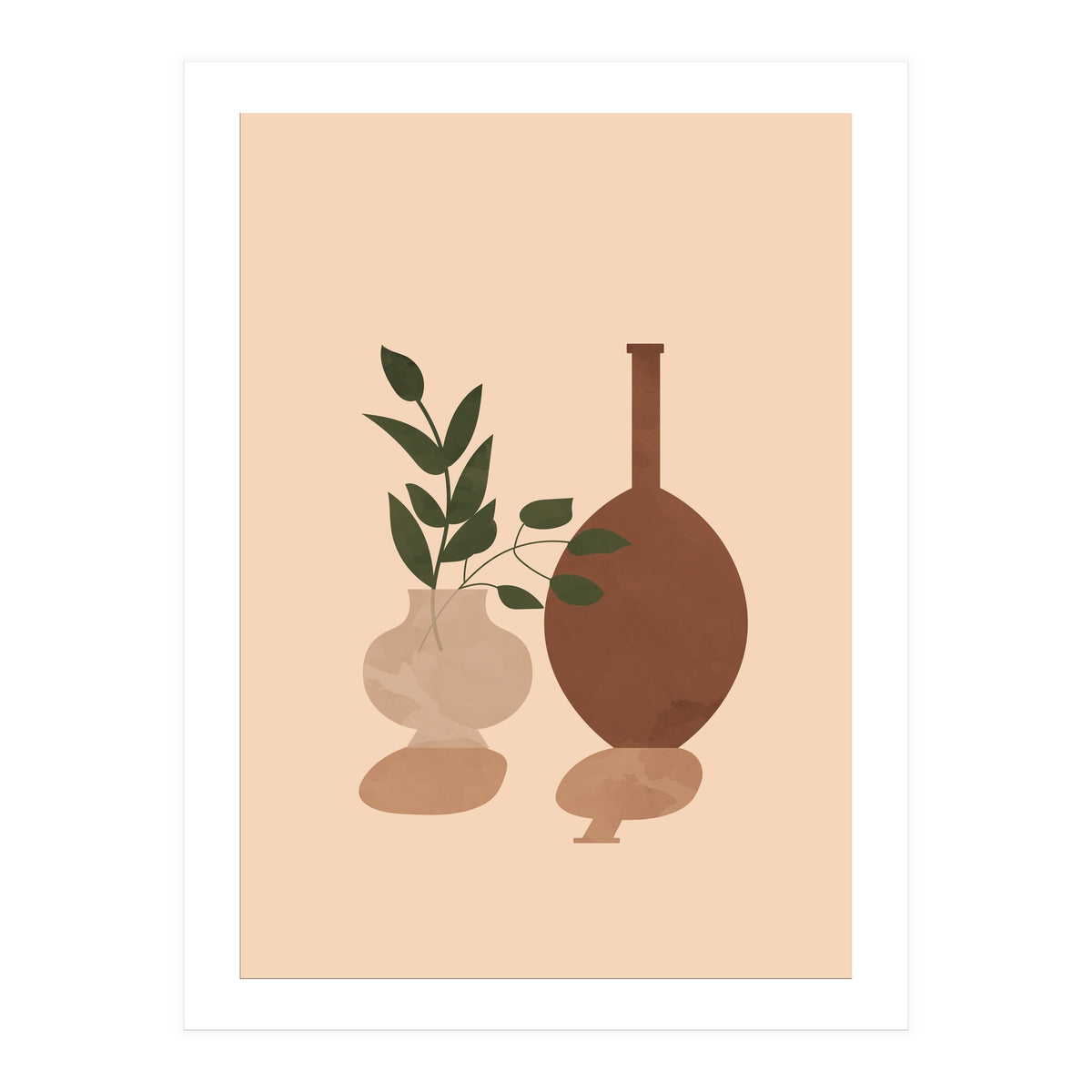 Potted Plant Scandinavian Botanical (Print Only)