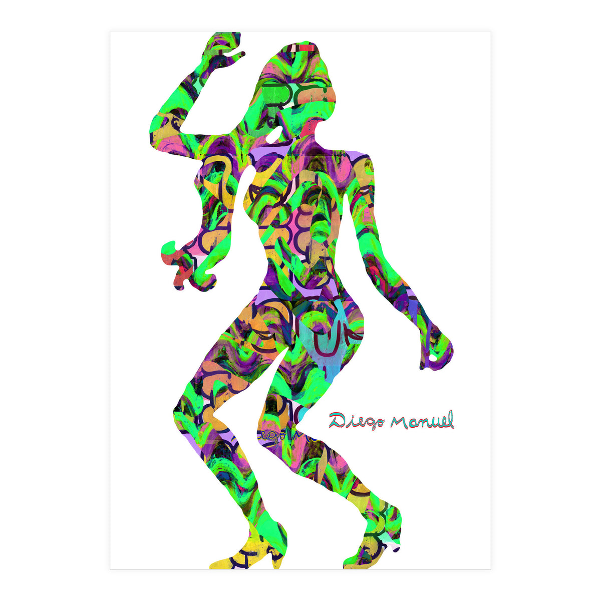 Dance Girl B 3  (Print Only)
