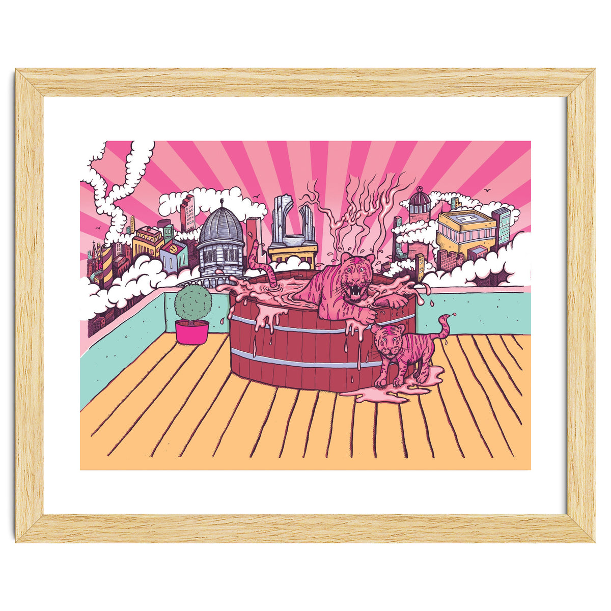 Strawberry Tigers Rooftop Jacuzzis Abbeydale Brewery x Lewy  12.4% ABV Strawberry, Chocolate, Smoked, Cherry Wood-chipped, Imperial Dessert Stout.