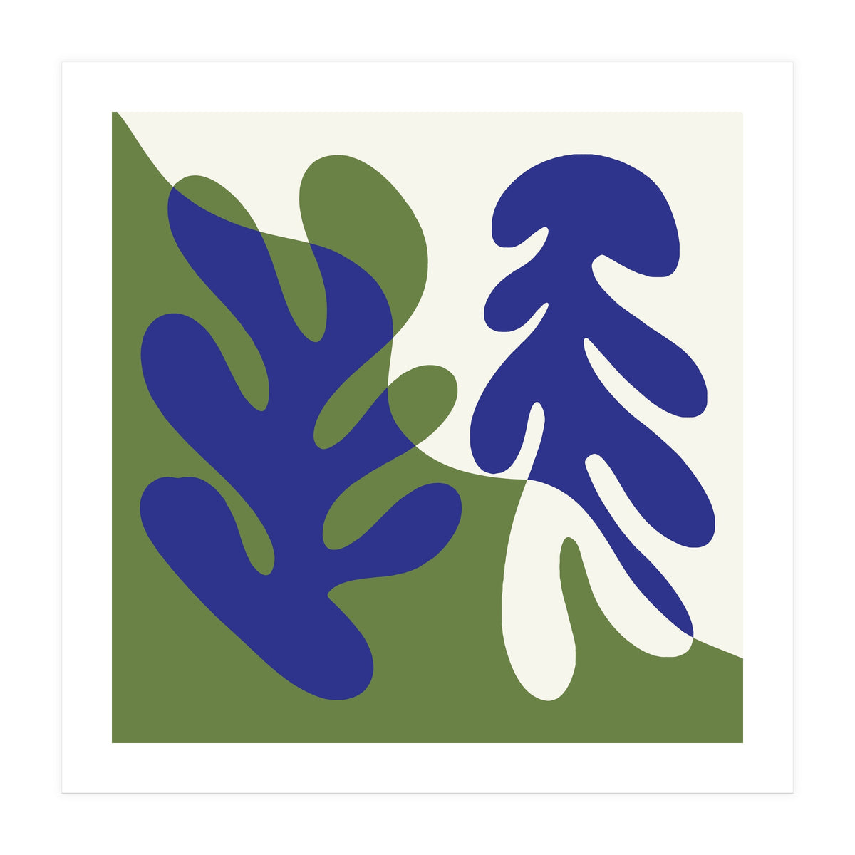 Matisse Inspired Organic Coral Shapes (Print Only)