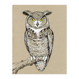 Great horned owl (Print Only) thumbnail