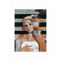 Botticelli's "Venus" & Brigitte Bardot (Print Only)