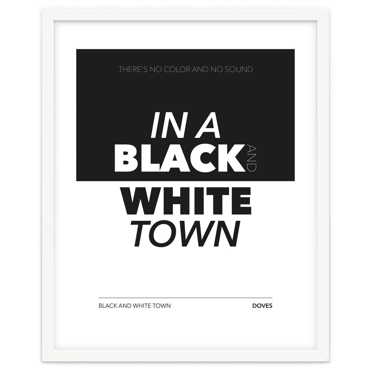 Doves - Black And White Town