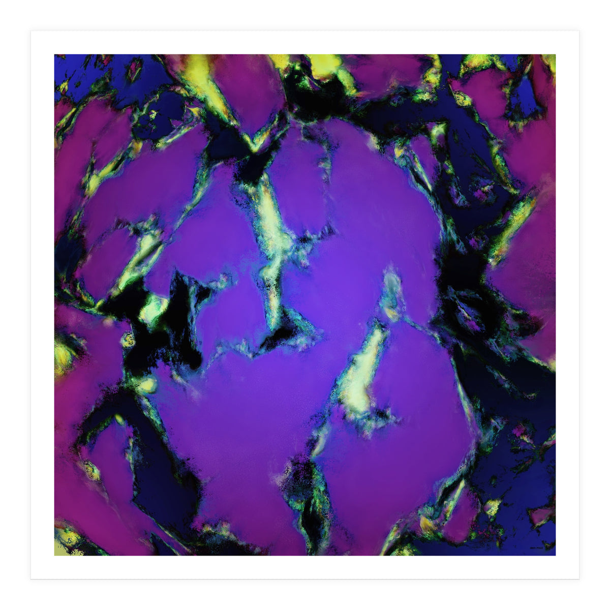 Soft Blue Shatter (Print Only)