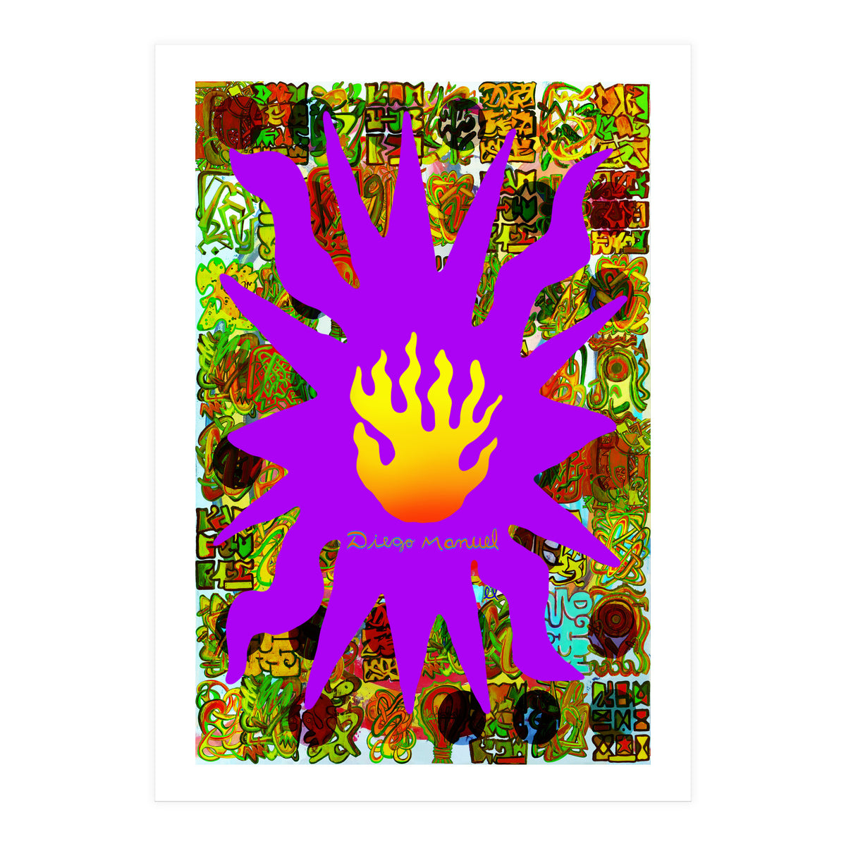 Fuego Y Graffiti 56 (Print Only)