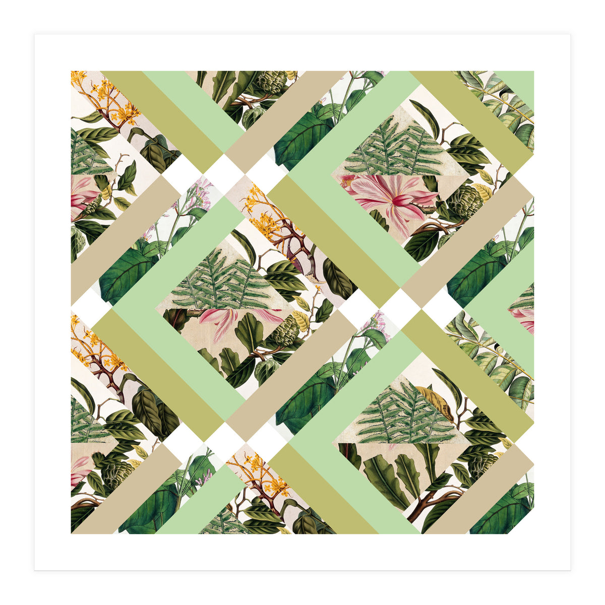 Cubed Vintage Botanicals (Print Only)