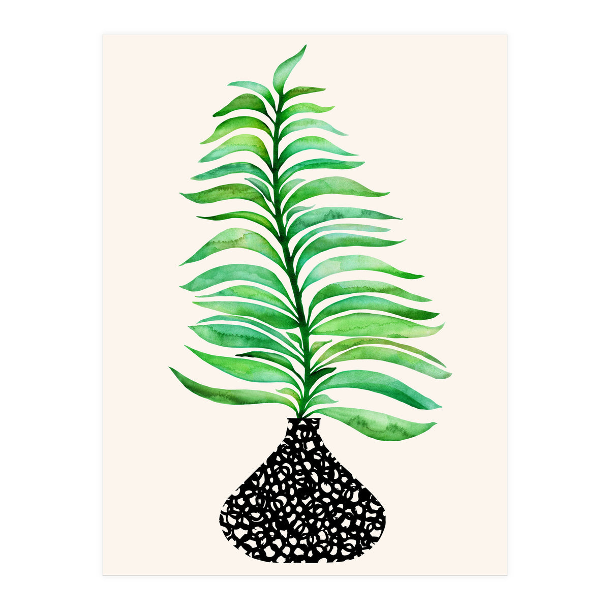 Tropical Leaf Study (Print Only)