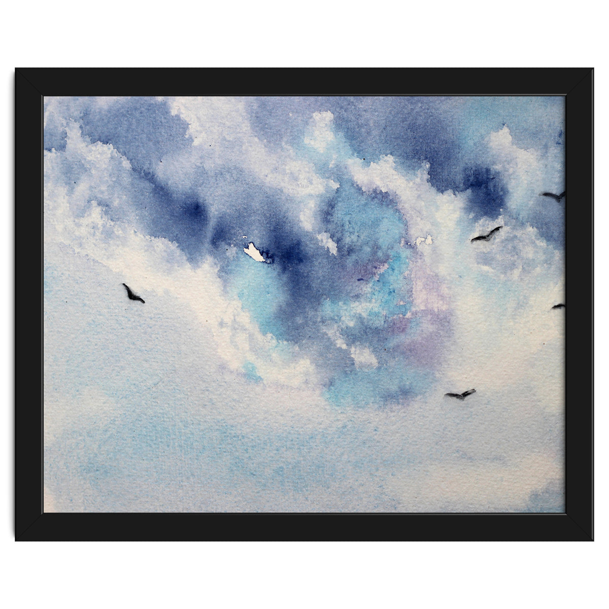 Dramatic sky || watercolor