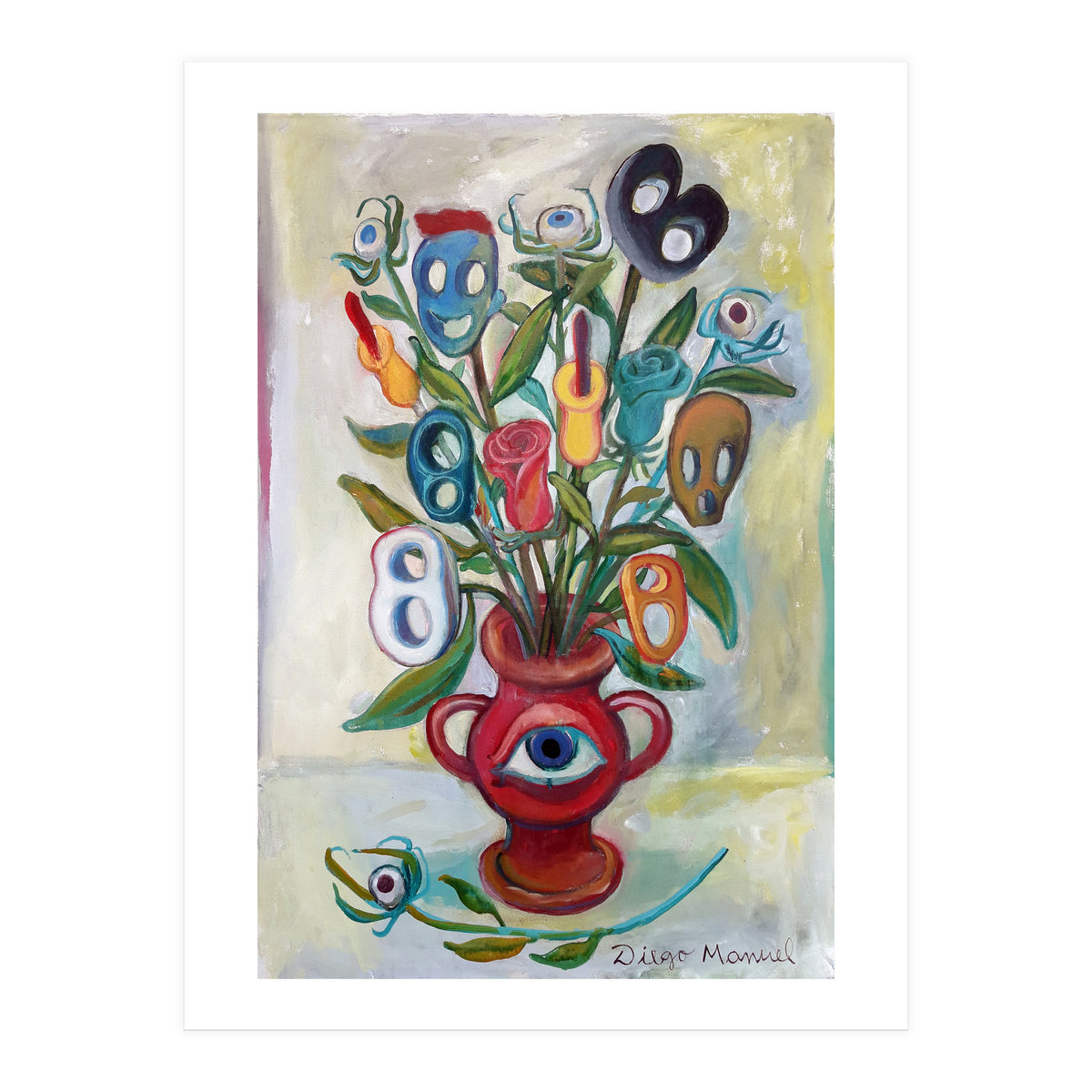 Flores Y Calaveras (Print Only)