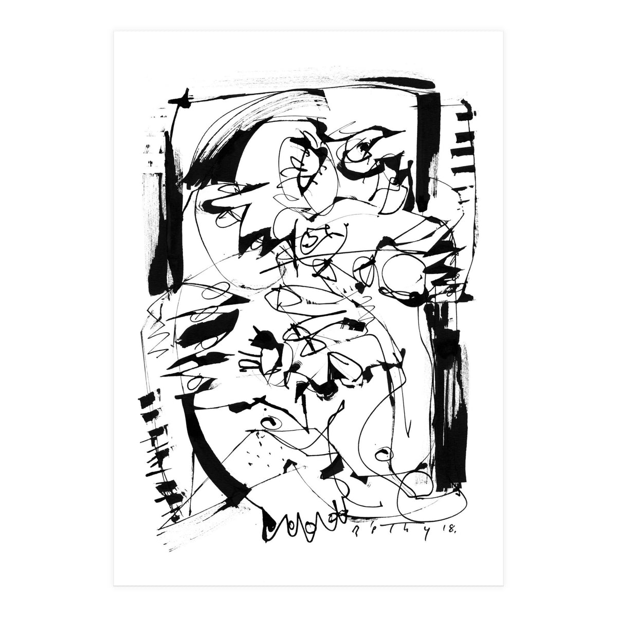 Ups and Downs - b&w (Print Only)