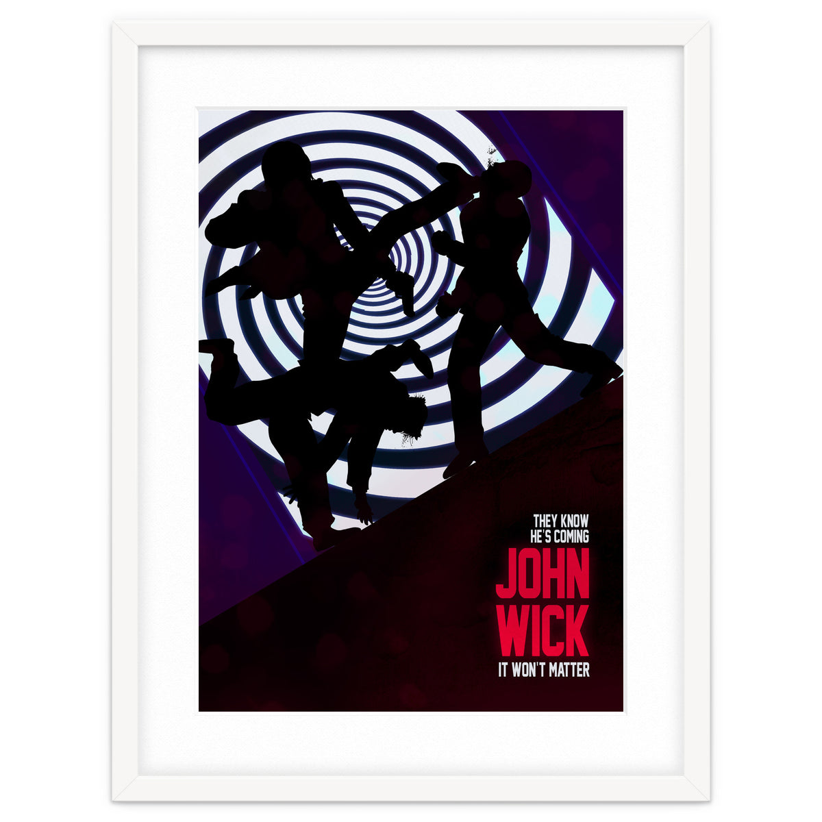 John Wick Minimal Movie Poster