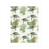 Crocodile pattern on the cactus (Print Only) thumbnail