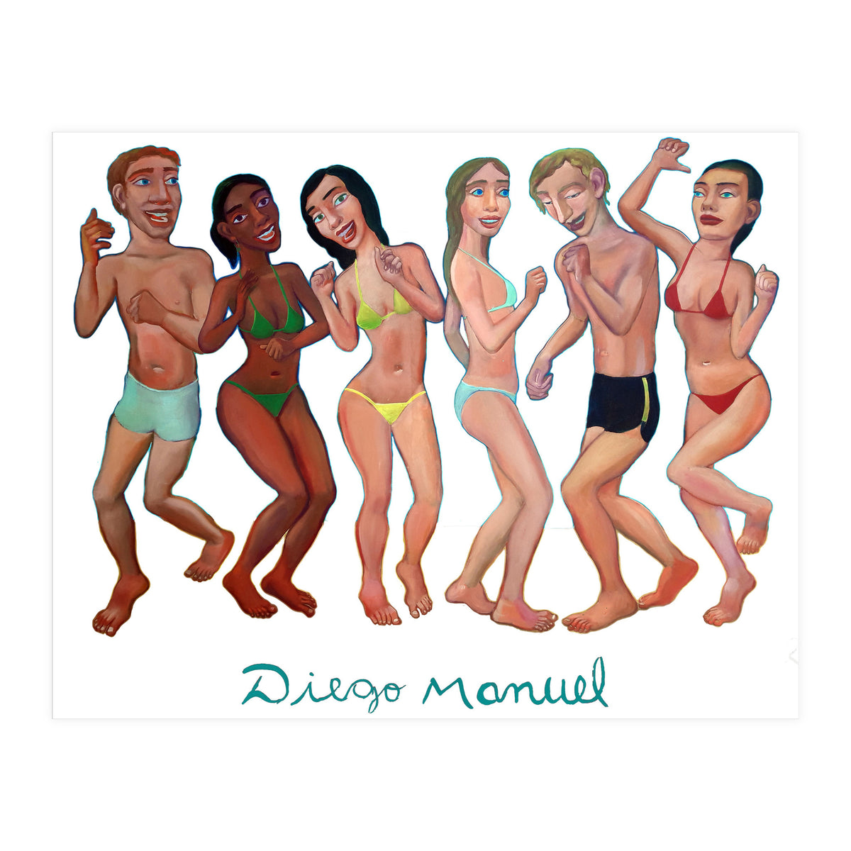 Fiesta En La Playa 5b (Print Only)