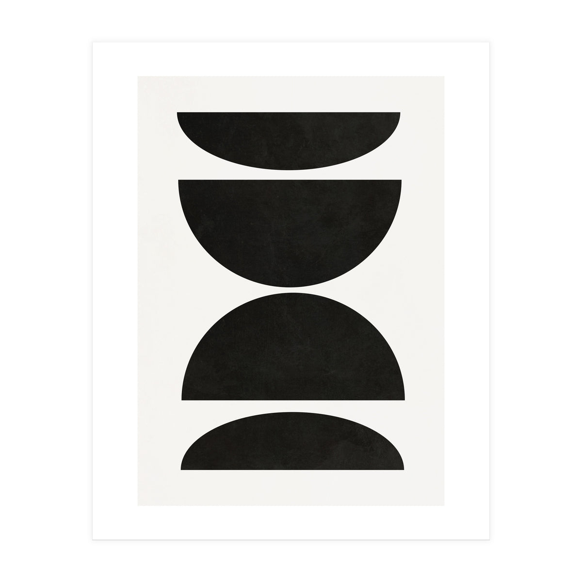 ABSTRACT AND GEOMETRIC SHAPES 03BW (Print Only)